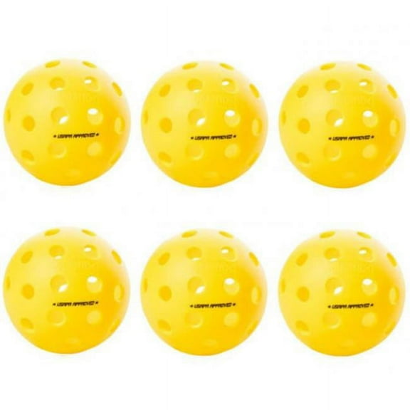 Sport Supply Group 1454091 Onix Fuse Outdoor, Yellow - Pack of 6
