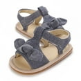 thumbnail image 6 of IROINNID Toddler Boys and Girls Shoes Buckle Sandals Soild Color with Backstrap Slide, 6 of 8