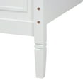 thumbnail image 6 of Baxton Studio Mariana Classic and Traditional White Finished Wood Queen Size Platform Bed, 6 of 9