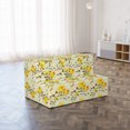 thumbnail image 4 of Spring Foldable Mattress, Floral Narcissus Branch, 74.8" x 39.4", Yellow Khaki Cream, by Ambesonne, 4 of 6