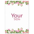 thumbnail image 1 of Darling Souvenir MADE WITH LOVE PersonalizedWelcomeBannerFlower Border,Custom Text Poster Party CollectionWelcomeSignGreat For Wedding, Birthday, Engagement Party- 18x12, 1 of 5