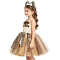 thumbnail image 7 of CONZONE Halloween Costume Dresses for Big Girls Strappy Hallowmas Leopard Graphic Dress Set Funny Party Stage Dress Up Clothes, 7 of 7