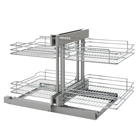 

Rev-A-Shelf 5PSP-18SC-CR 18-Inch Blind Corner Organizer with Soft Close