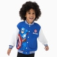 thumbnail image 4 of Marvel Boys Bomber Jackets Captain America Varsity Lightweight Sweatshirts Gift Fall Spring School Toddler 2T, 4 of 10