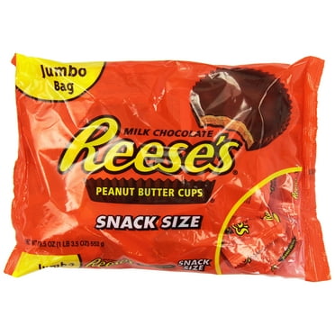 Pack of 2 - Reeses Peanut Butter Cups, Chocolate Candy, Snack Size, 19.5 Ounce, Pack Of 2