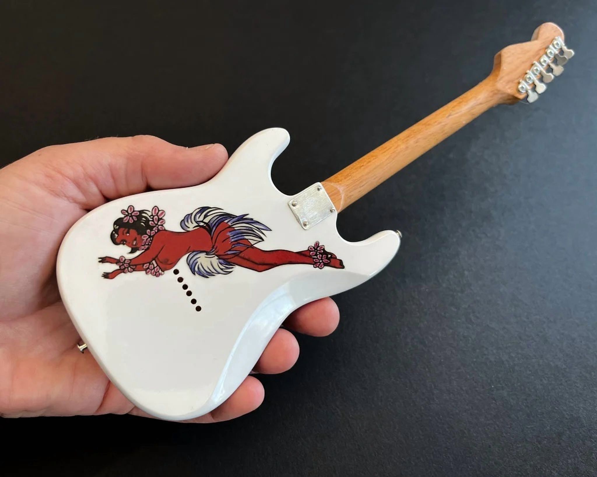 Stevie Ray Vaughan Signature 1984 Charley Wirz Custom 10 Inch Miniature Guitar