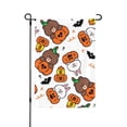 thumbnail image 1 of ZNDUO Pumpkin Bear Bat Bunny Pattern Garden Flag, 28"x40" Double Sided Polyester Flag for Garden Farmhouse Patio Home Decor, 1 of 8