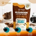 thumbnail image 4 of Mushroom Coffee Organic Instant 25-in-1, Lions Mane, Reishi,Chaga, Keto-Friendly, Smooth Flavor, Non-GMO, 90 Servings, 4 of 9