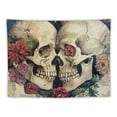 thumbnail image 5 of Orinice Skulls Flowers Heart Tapestry Wall Hanging Unique Style Graphic Tapestries for Home Decor Living Room Bedroom 40x60inch, 5 of 6