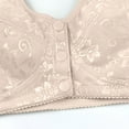 thumbnail image 4 of Xdegoge Purchase History for My Accounts Front Closure Bras for Women Floral Printed Push Up Wireless Bra Breathable Full Coverage Bras Everyday Bras Brasieres Para Mujer My Last Order From Walmart, 4 of 6
