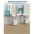 thumbnail image 5 of EastVita 14000 BTU Portable Air Conditioners With Remote Control,3-In-1 Free Standing Cooling AC Unit With Fan & Dehumidifier,Smart/Sleep Mode,Auto Swing,24H Timer,Black, 5 of 7