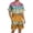 Pink, variant on Yuncity Mens Pajamas 2 Piece Long Sleeve Ice Cream Button Down Shirt With Shorts Set Silk Satin Sleepwear Loungewear Soft Comfortable Breathable Pjs S-Xxxl
