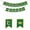 A003- Green, variant on 2026Graduation Decorations BlueandGold Congrats Grad Banner, Indoor Graduation Party Wall Decor, 2 Pc Pre Strung Graduation Party Supplies