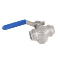 thumbnail image 1 of Stainless Steel Ball Valve Three way DN15 Internal Thread, Made of Stainless Steel, Anti rust, Durable, Versatile, Easy to Install, Suitable for Water, Oil, Steam, 1 of 8