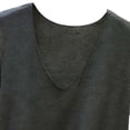 thumbnail image 4 of ZVNAΖH Women's Plus Size Modal Tank Top, V-Neck Ruffle Hem Sleeveless Summer Layering Tops Undershirt, M-5XL, 4 of 5