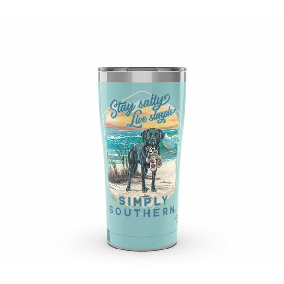 Simply Southern Stay Salty Live Simple Tervis Tumbler 20oz Stainless Steel
