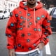 thumbnail image 1 of WILLBEST Sudaderas Deportivas Hombre Hombres Viento Africano Manga Larga Estampados Cálido Sudadera con Capucha Pulóver Tops Sudor Chica, 1 of 3