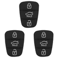 thumbnail image 1 of 3 almohadillas de goma para botones de llave para carcasa de coche remota abatible (con letra) 3 uds., 1 of 2