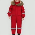 thumbnail image 3 of Towmus Boys' and Girls' Snowsuit Jumpsuit Thermal Snow Suit for Kids Winter Ski Suit Toddler One-Piece Snowsuit Winter Outdoor jumpsuit (1T-15), 3 of 9