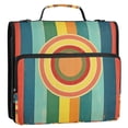 thumbnail image 5 of FORMRS Zipper Binder with Shoulder Strap 2-inch Ring 500 Sheet Capacity File Bag, Colorful Stripes, 5 of 5