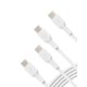 thumbnail image 1 of Cable USB-C a USB-C de carga rápida de 1 m para iPhone y Galaxy, paquete de 2, 1 of 8