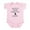 Petal Pink, variant on CafePress - Daddys Snowboarding Buddy Body Suit - Baby Light Bodysuit, Size Newborn - 24 Months