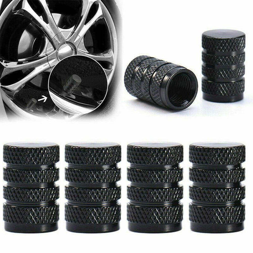 4pcs Aluminium Alloy Tyre Valve Tyre Cap Valve Stem Air Caps Airtight Cove RED Durable Anti-Rust Valve Caps Easy Install Tyre Valves Stylish Lightweight Tyre Caps