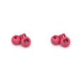 thumbnail image 4 of Naiovety 2 uds tapones de cordón ajuste de palancas de extremo de bloqueo con cierres de resorte accesorios de cierre botón de cordón rosa Rosa roja 2piezas, 4 of 6