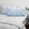 thumbnail image 4 of Blue Polka Dot King Pillow Covers, Modern Art Abstract Watercolor Dot Soft Breathable Throw Pillow Cases with Invisible Zipper, Decorative Pillowcase Pillows Protectors for Sofa Bed Couch 20"x36", 4 of 9