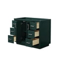 thumbnail image 6 of Wyndham Collection Miranda 42" No-Sink Wood Single Bathroom Vanity in White/Gold, 6 of 7