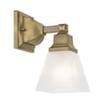 thumbnail image 6 of Livex Lighting Mission Bath Light in Antique Brass, 6 of 9