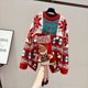 thumbnail image 4 of Suéter de día de Navidad para mujer, suéter largo y grueso de otoño e invierno, nuevo estilo de moda de celebridades de la red, suéteres casuales, regalos 2024, 4 of 5