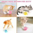 thumbnail image 3 of Juguete eléctrico interactivo para gatos, pelota con hierba gatera, juguete chirriante para gatos, juguete divertido para gatitos., 3 of 5
