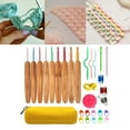 thumbnail image 3 of de s de , agujas de ergonómico, suministros de para tejer con estuche de transporte para principiantes Sunnimix Ganchos De Ganchillo, 3 of 8