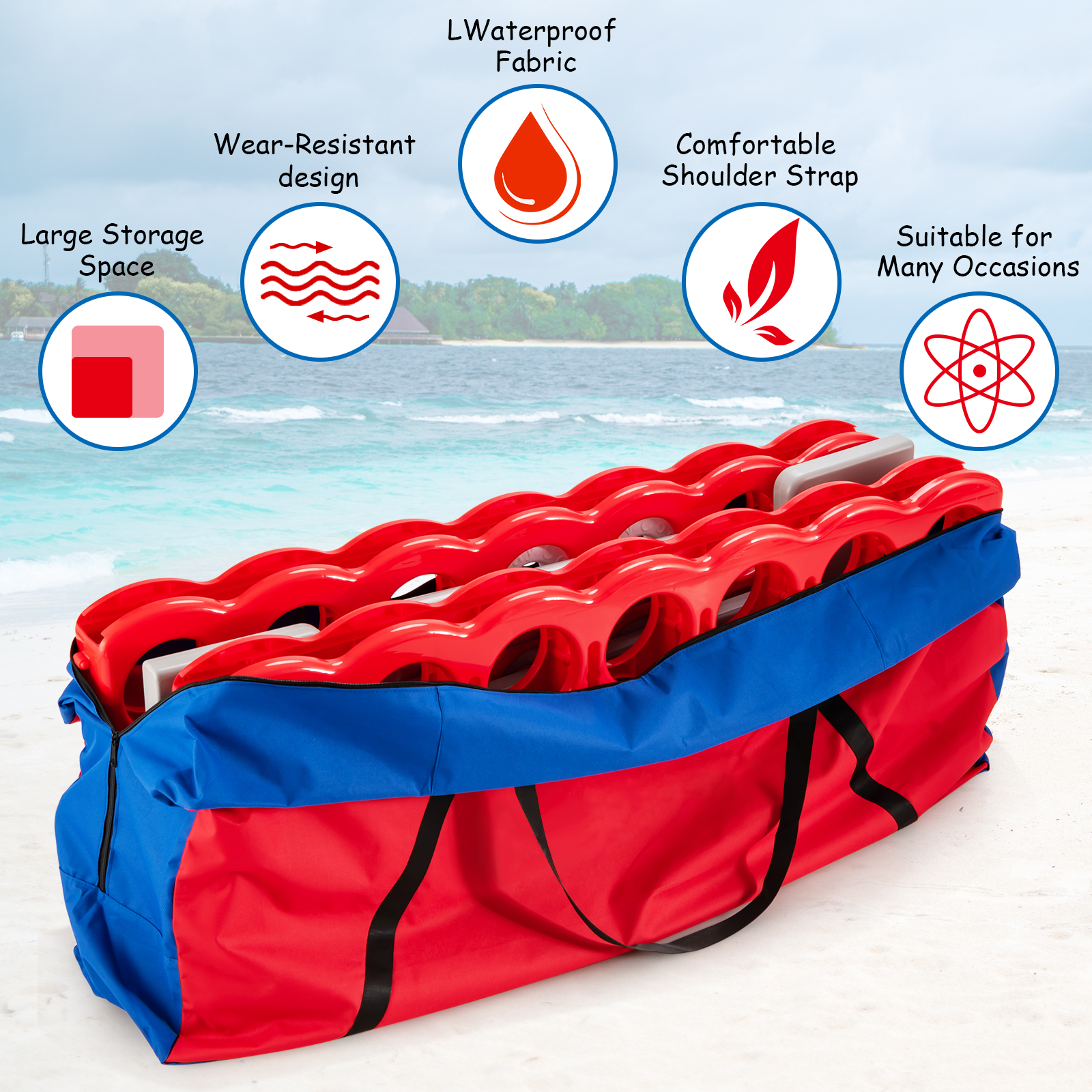 Infans  4 in A Row Storage Bag Carrying Bag for Jumbo 4-to-Score Game Set Only Bag