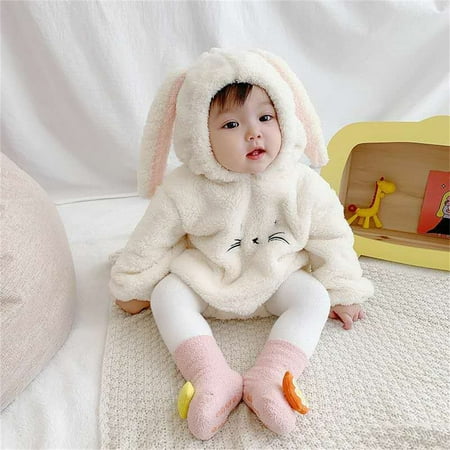 

Aayomet Baby Girl Clothes baby girl s ruffle sleeve romper with snap for toddler White 18-24 Months