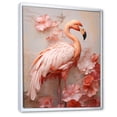 thumbnail image 2 of Designart "Flamingo Paradise Reverie" Animals Flamingo Floater Framed Canvas Art Print, 2 of 5