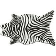 thumbnail image 2 of The Rug Market 25257D ZEBRA BLACK SHAPED AREA RUG 5X8, 2 of 3