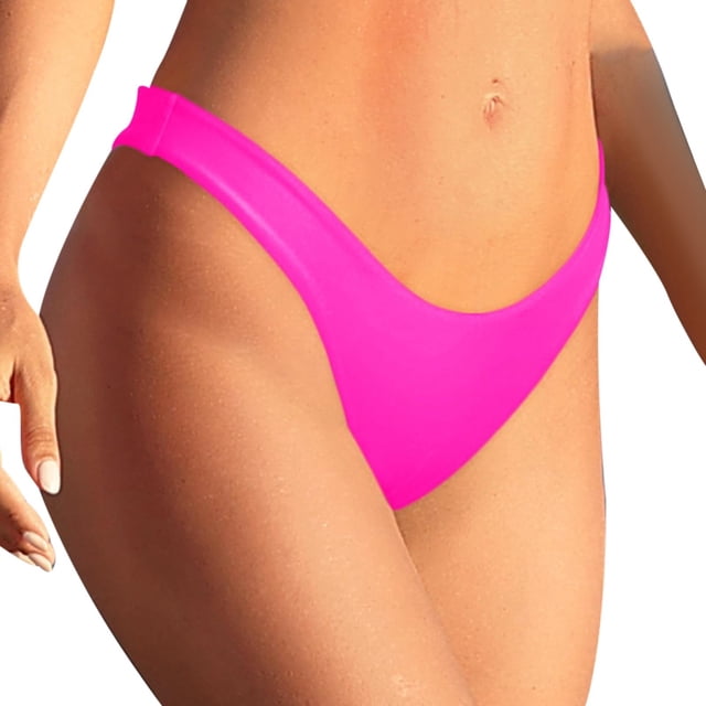 Women's Fashion Sexy Low Rise Solid Color Briefs - Elastic Swimming Trunks - Nylon Spandex - S-XXL Sizes