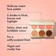 thumbnail image 2 of Crema multiuso Palette ICONIC LONDON para rubor, bronce y iluminador, 2 of 8