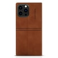 thumbnail image 2 of SaniMore for iPhone 14 Pro Max 6.7" 2022 Case [Magnetic Flip Full Protecetive Cover] Card Cash Pokcet + Kickstand + Retro Wear-resisitant PU Leather + Shockproof TPU Inner Business Shell, Brown, 2 of 9