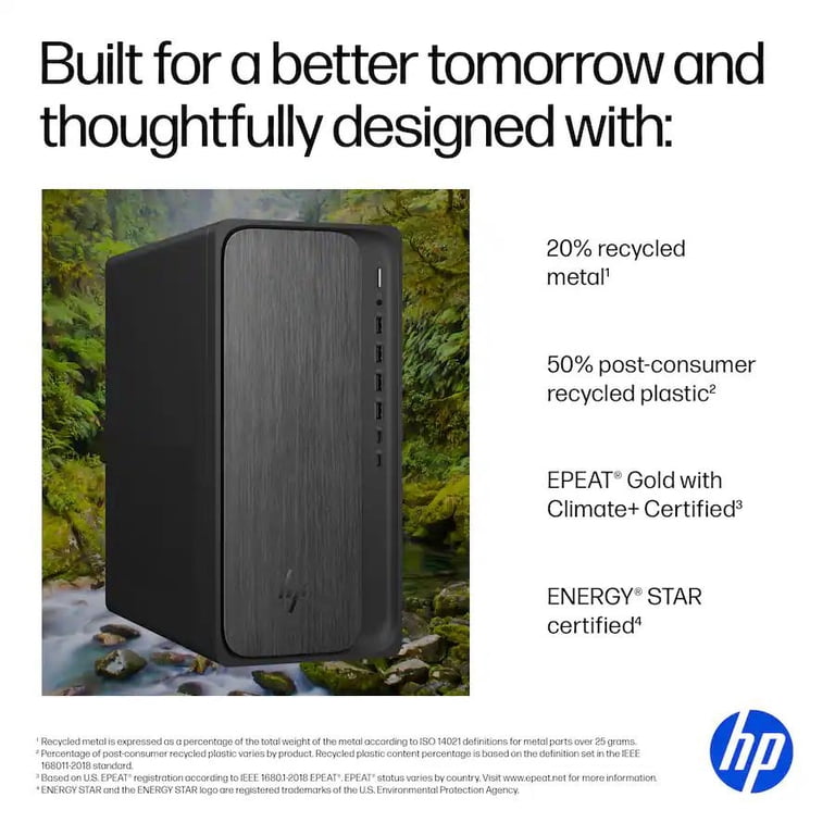 HP - OmniDesk Desktop - AMD Ryzen 7 - 16GB DDR5 Memory - 1TB SSD
