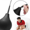 thumbnail image 1 of 220ml Black Enema Bulb Kit Clean Anal Douche With Nozzle For Unisex Men Women Colon Cleaning-yvan_c*, 1 of 5