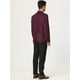 thumbnail image 5 of Blazer de hombre Slim Fit Blazer de un solo botón Traje de baile de graduación Abrigo deportivo borgoña XL, 5 of 6