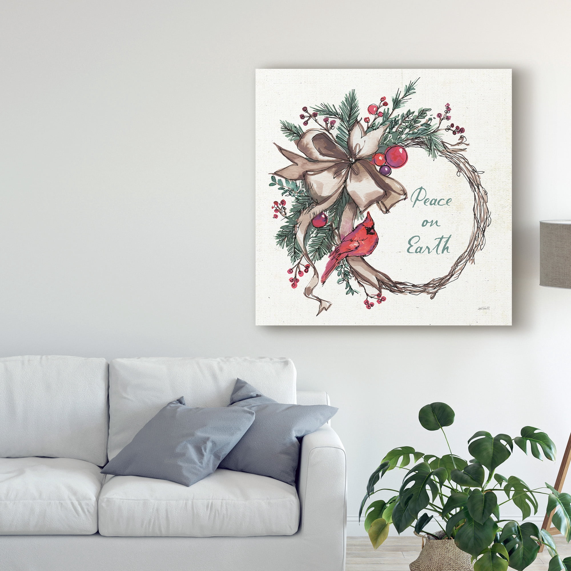 Trademark Fine Art 'Seasonal Charm IV' Canvas Art by Anne Tavoletti
