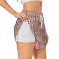 thumbnail image 3 of Lsque Insects Spiders Printed Women's Running Shorts with Liner Pockets,Elastic Quick Dry Workout Athletic Gym Yoga Shorts,Womens High Waist Shorts-XX-Large, 3 of 9
