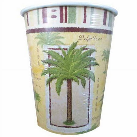 Various 9 oz Disposable Paper Cups, 8 Count, (1 Pack)