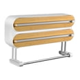 thumbnail image 3 of Cling Wrap Cutter Food Wrap Cutter Smoothly Cutting Aluminum Foil Dispenser Light Brown, 3 of 9