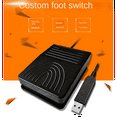 thumbnail image 5 of USB Foot Switch Keyboard Pedal USB Foot Pedal for PC Computer Office, 5 of 8