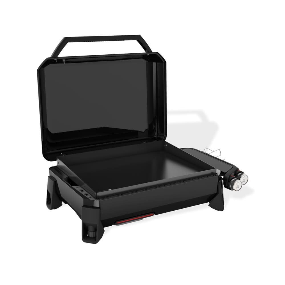 Weber Slate 22 Inch 2 Burners Liquid Propane Tabletop Griddle, Black